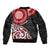 New Zealand Red Maori Koru Simple Style Bomber Jacket