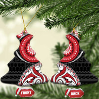 New Zealand Red Maori Koru Simple Style Ceramic Ornament LT05 Christmas Tree Red - Polynesian Pride