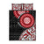 New Zealand Red Maori Koru Simple Style Quilt Bed Set