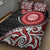 New Zealand Red Maori Koru Simple Style Quilt Bed Set