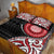 New Zealand Red Maori Koru Simple Style Quilt Bed Set