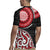 New Zealand Red Maori Koru Simple Style Rugby Jersey