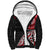 New Zealand Red Maori Koru Simple Style Sherpa Hoodie