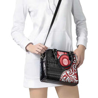 New Zealand Red Maori Koru Simple Style Shoulder Handbag LT05 - Polynesian Pride