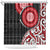 New Zealand Red Maori Koru Simple Style Shower Curtain