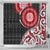 New Zealand Red Maori Koru Simple Style Shower Curtain