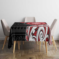 New Zealand Red Maori Koru Simple Style Tablecloth LT05 - Polynesian Pride