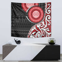 New Zealand Red Maori Koru Simple Style Tapestry LT05 - Polynesian Pride