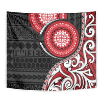New Zealand Red Maori Koru Simple Style Tapestry LT05 - Polynesian Pride