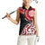 New Zealand Red Maori Koru Simple Style Women Sleeveless Polo Shirt