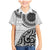 New Zealand White Maori Koru Simple Style Family Matching Mermaid Dress and Hawaiian Shirt