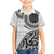 New Zealand White Maori Koru Simple Style Family Matching Short Sleeve Bodycon Dress and Hawaiian Shirt