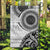 New Zealand White Maori Koru Simple Style Garden Flag