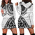 New Zealand White Maori Koru Simple Style Hoodie Dress