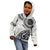 New Zealand White Maori Koru Simple Style Kid Hoodie