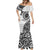 New Zealand White Maori Koru Simple Style Mermaid Dress