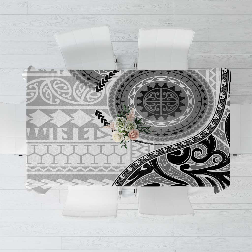 New Zealand White Maori Koru Simple Style Tablecloth