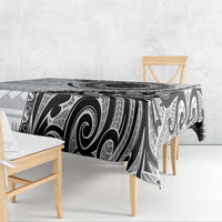 New Zealand White Maori Koru Simple Style Tablecloth LT05 - Polynesian Pride