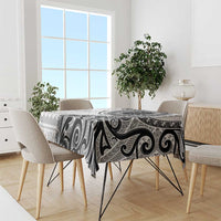 New Zealand White Maori Koru Simple Style Tablecloth LT05 - Polynesian Pride