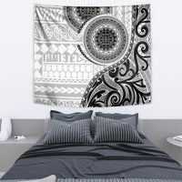 New Zealand White Maori Koru Simple Style Tapestry LT05 - Polynesian Pride