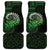 New Zealand Maori Koru Fern Car Mats Spiral Polynesian Style Green