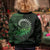 New Zealand Maori Koru Fern Kid Ugly Christmas Sweater Spiral Polynesian Style Green