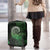 New Zealand Maori Koru Fern Luggage Cover Spiral Polynesian Style Green