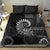 New Zealand Maori Koru Fern Bedding Set Spiral Polynesian Style Gray