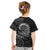 New Zealand Maori Koru Fern Kid T Shirt Spiral Polynesian Style Gray