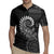 New Zealand Maori Koru Fern Rugby Jersey Spiral Polynesian Style Gray