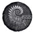 New Zealand Maori Koru Fern Spare Tire Cover Spiral Polynesian Style Gray