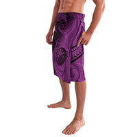 New Zealand Purple Darts Lavalava Maori Fern Curve Style LT05 - Polynesian Pride
