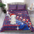 New Zealand Christmas Bedding Set Haka Fern Santa Tiki Meri Kirihimete LT05 - Polynesian Pride