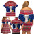 Guam Christmas Family Matching Off Shoulder Short Dress and Hawaiian Shirt Guaman Seal Poinsettia Felis Pasgua LT05 - Polynesian Pride