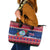 Guam Christmas Leather Tote Bag Guaman Seal Poinsettia Felis Pasgua LT05 Red - Polynesian Pride