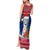 Guam Christmas Tank Maxi Dress Guaman Seal Poinsettia Felis Pasgua LT05 - Polynesian Pride