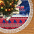 Guam Christmas Tree Skirt Guaman Seal Poinsettia Felis Pasgua LT05 - Polynesian Pride