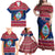 Personalized Guam Christmas Family Matching Off Shoulder Maxi Dress and Hawaiian Shirt Guaman Seal Poinsettia Felis Pasgua LT05 - Polynesian Pride