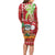 Personalised Hawaii Christmas Family Matching Long Sleeve Bodycon Dress and Hawaiian Shirt Funny Santa Claus Surf Mele Kalikimaka