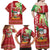 Personalised Hawaii Christmas Family Matching Off Shoulder Maxi Dress and Hawaiian Shirt Funny Santa Claus Surf Mele Kalikimaka