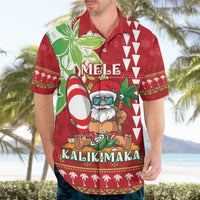 Personalised Hawaii Christmas Hawaiian Shirt Funny Santa Claus Surf Mele Kalikimaka LT05 - Polynesian Pride