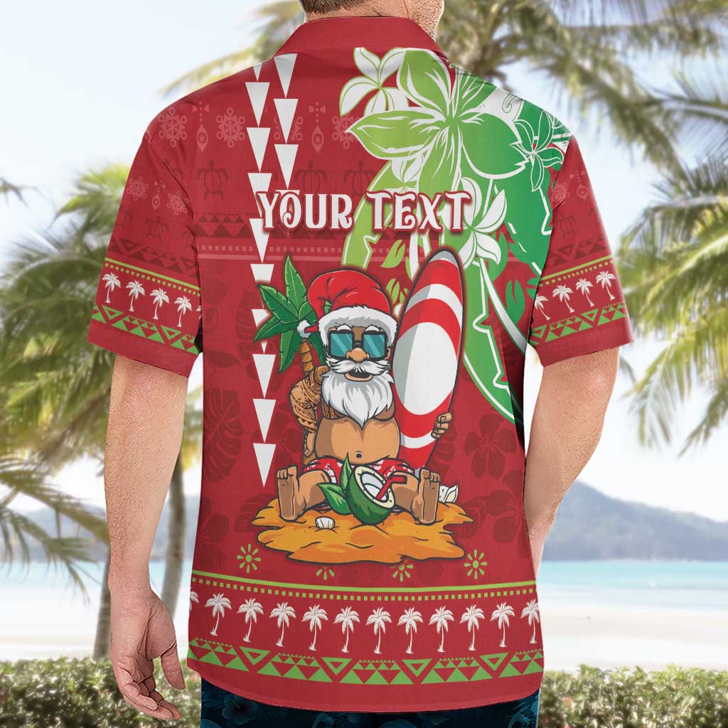 Personalised Hawaii Christmas Hawaiian Shirt Funny Santa Claus Surf Mele Kalikimaka LT05 - Polynesian Pride