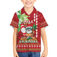 Personalised Hawaii Christmas Hawaiian Shirt Funny Santa Claus Surf Mele Kalikimaka LT05 - Polynesian Pride