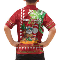 Personalised Hawaii Christmas Hawaiian Shirt Funny Santa Claus Surf Mele Kalikimaka LT05 - Polynesian Pride