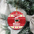 Hawaii Funny Christmas Ceramic Ornament Spam Musubi Santa