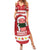 Hawaii Funny Christmas Family Matching Summer Maxi Dress and Hawaiian Shirt Spam Musubi Santa