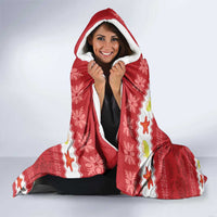 Hawaii Funny Christmas Hooded Blanket Spam Musubi Santa LT05 - Polynesian Pride
