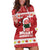 Hawaii Funny Christmas Hoodie Dress Spam Musubi Santa