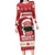 Hawaii Funny Christmas Long Sleeve Bodycon Dress Spam Musubi Santa