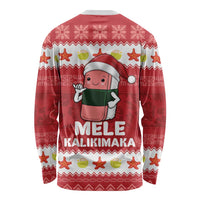 Hawaii Funny Christmas Long Sleeve Shirt Spam Musubi Santa LT05 - Polynesian Pride